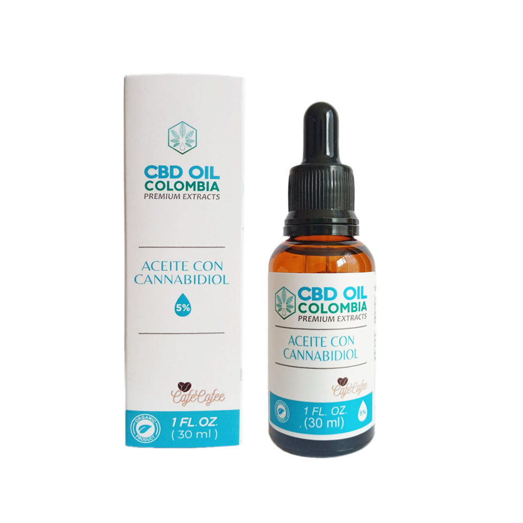Aceite de cannabis funcional CBD Oil 5% café