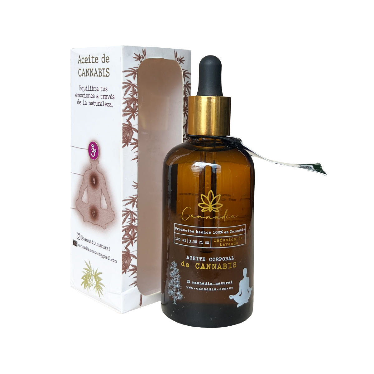 Aceite de cannabis corporal Cannadia 100ml