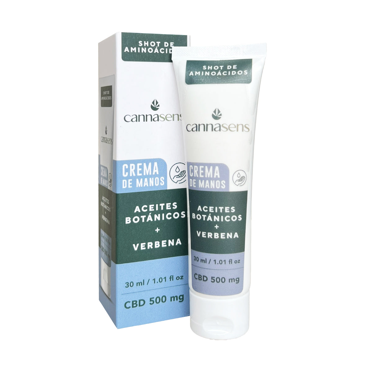 Crema de manos -Aceites botánicos y verbena Cannasens 30ml