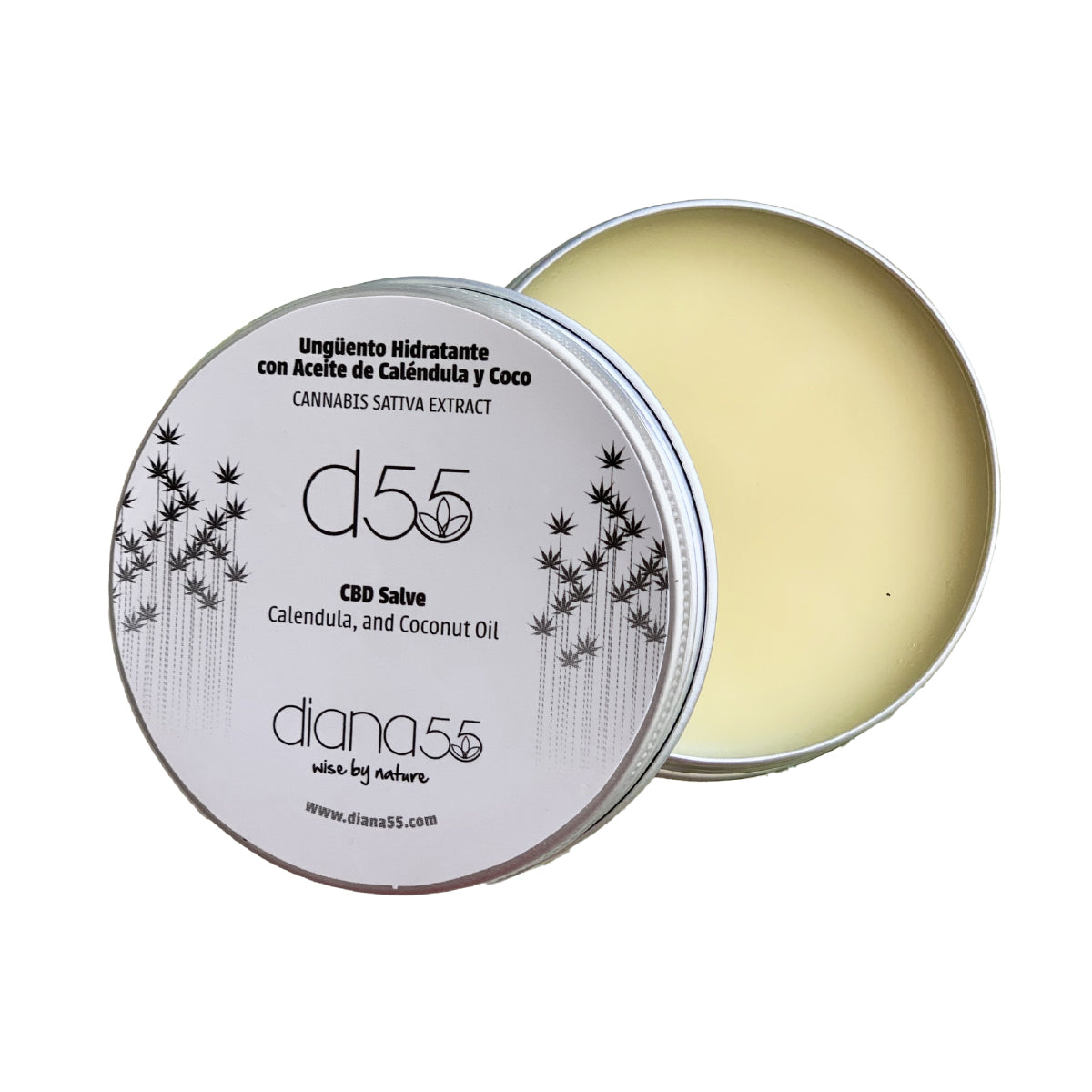 Pomada hidratante con cannabis calendula y coco
