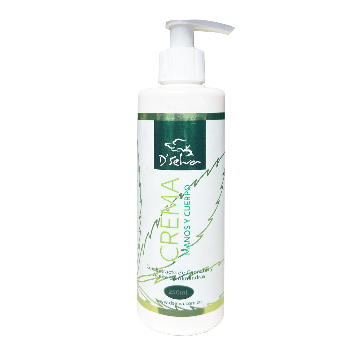 Crema para manos y cuerpo con CBD D´Selva 250 ml