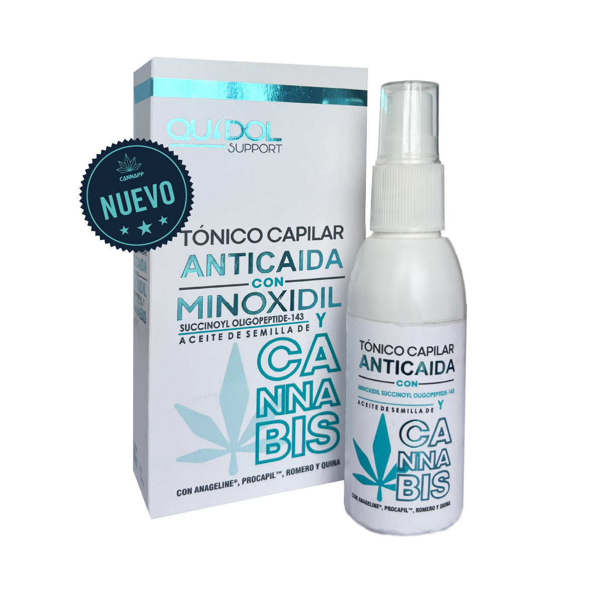 Tónico Capilar con Minoxidil y CBD - 60ml