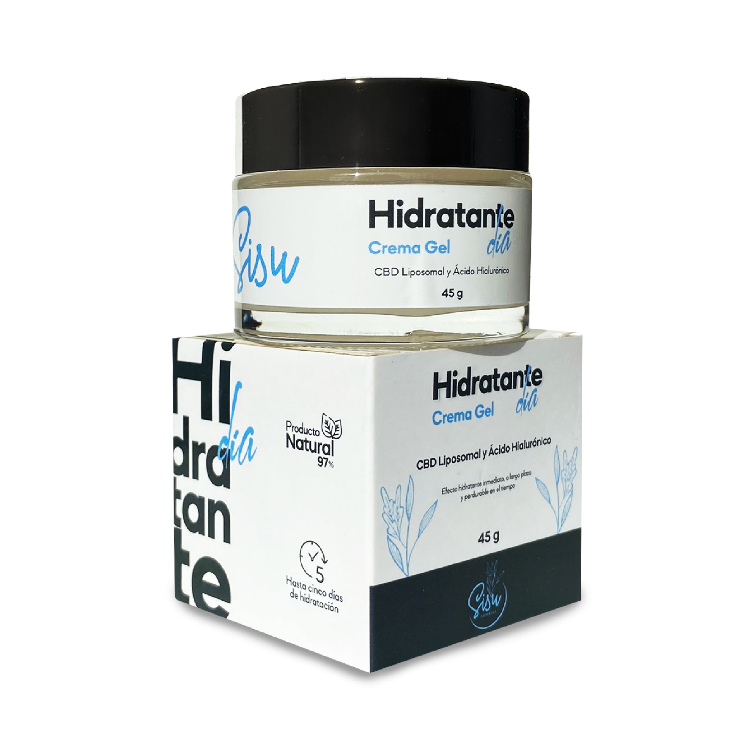 Crema Gel Facial Hidratante Día Sisu CBD - 45g