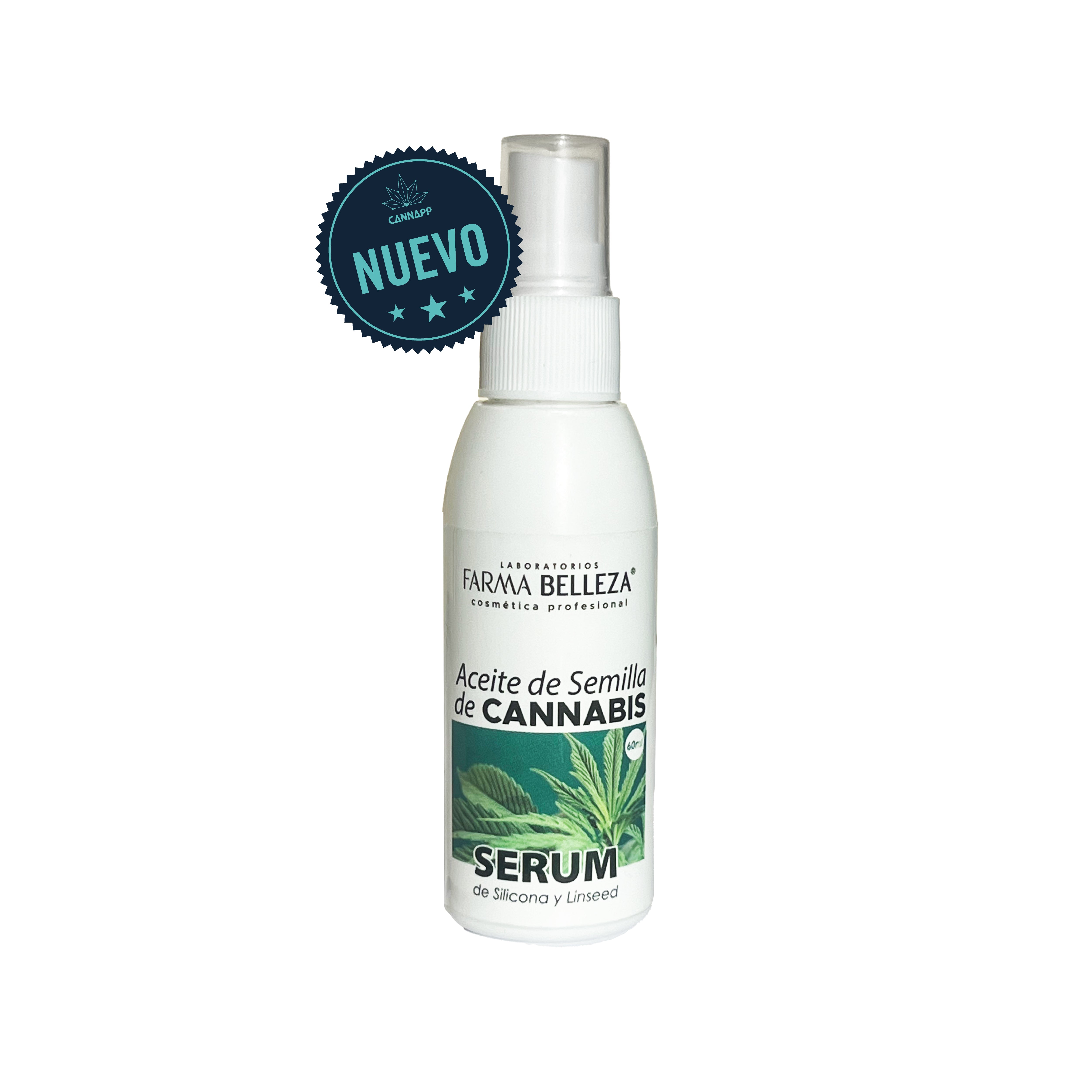 Serum de Silicona Capilar con Linseed y Aceite de Semilla de CBD - 60ml