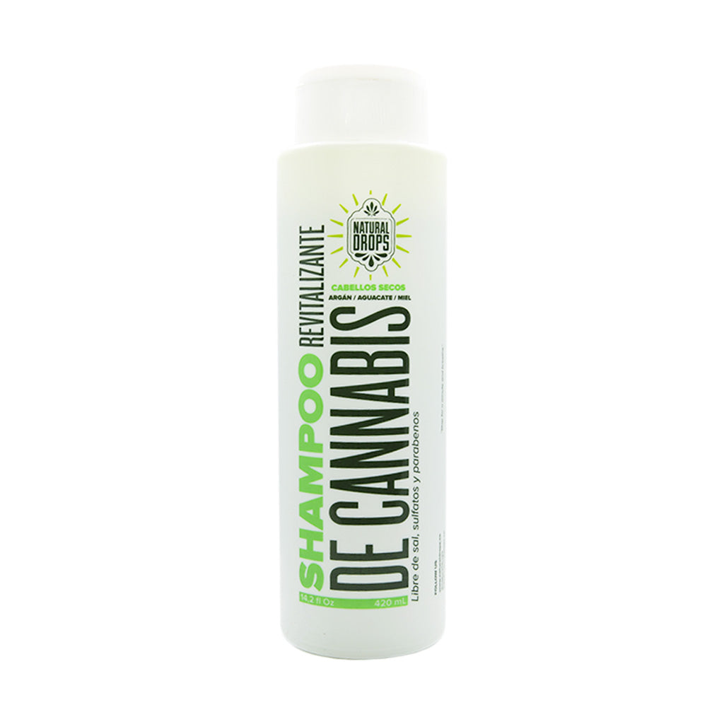 Shampoo Revitalizante con cannabis para cabellos secos 420ml