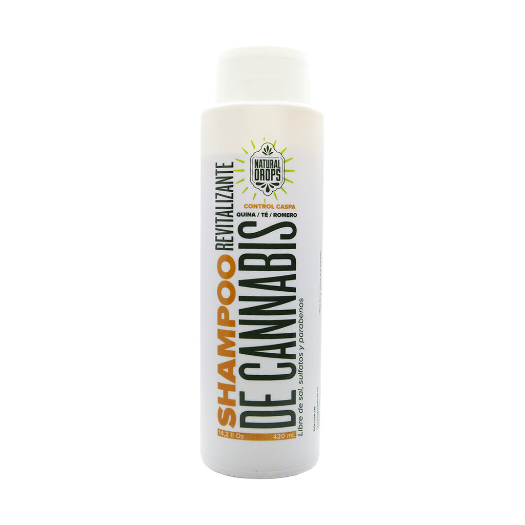 Shampoo Revitalizante con cannabis para control caspa 420ml