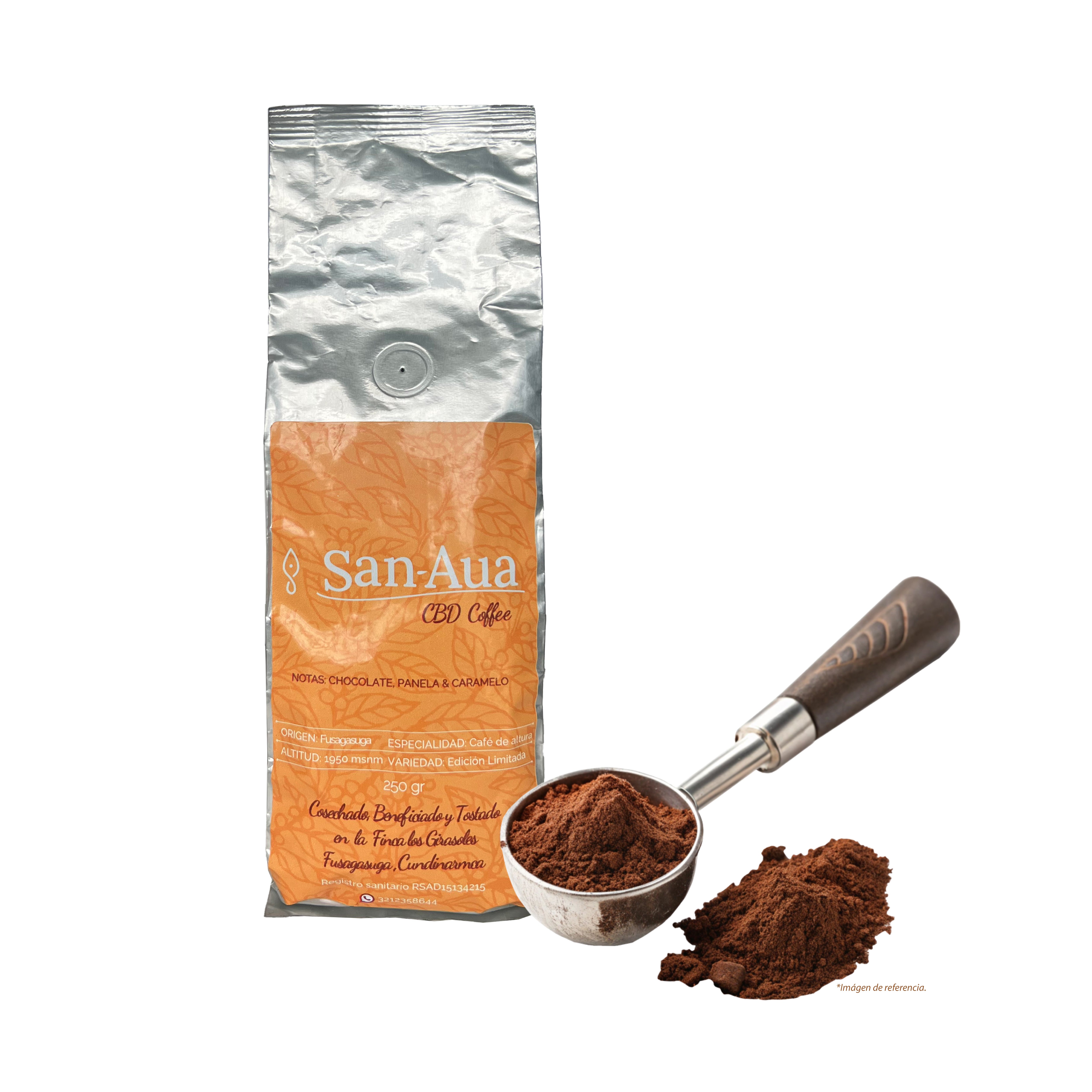 Café San-Aua con CBD - Molido 250gr - EDICIÓN LIMITADA