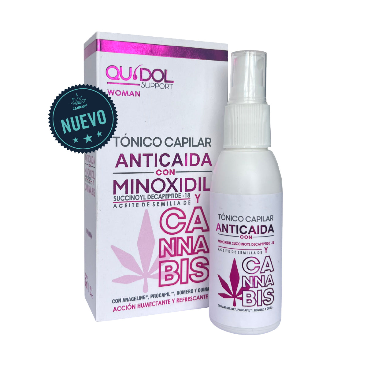 Tónico Capilar Woman con Minoxidil y CBD - 60ml